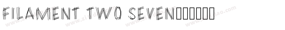 Filament Two Seven字体转换